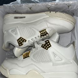 Jordan 4 Retro Sail/metallic Gold