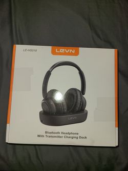 Levn Bluetooth Headphone With Transmitter Charging Dock