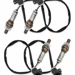 New 4pk O2 Oxygen Sensor 15717 Downstream Upstream Compatible with 1 Ford F150 F250 F350 Ranger Escape Explorer Lincoln Mazda Mercury Replaces