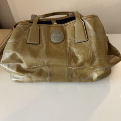 Coach Signature Hand Bag