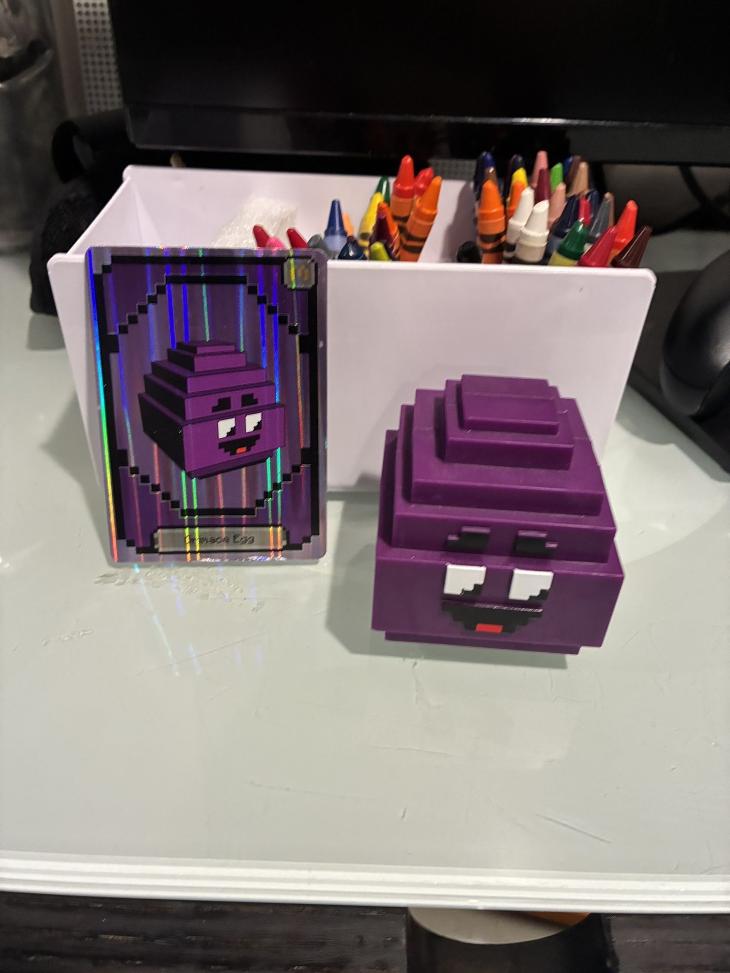 Rare Mc Donald’s Minecraft Grimace Egg
