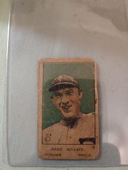 1920 W516-1 # 18 Babe Adams (Baseball Card)
