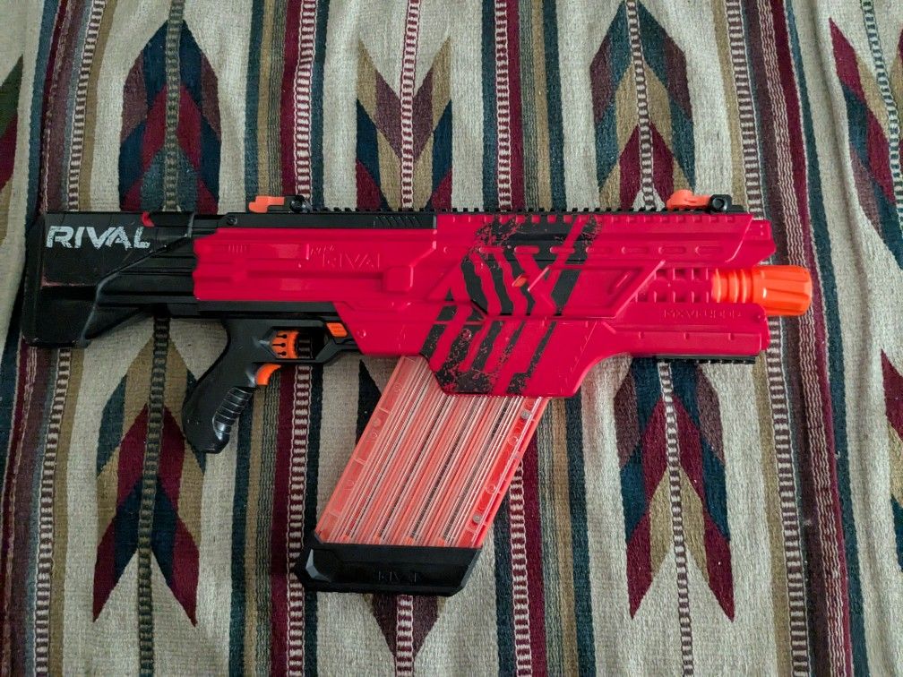 Nerf Rival Khaos Red MXVI-4000 Motorized Blaster Complete