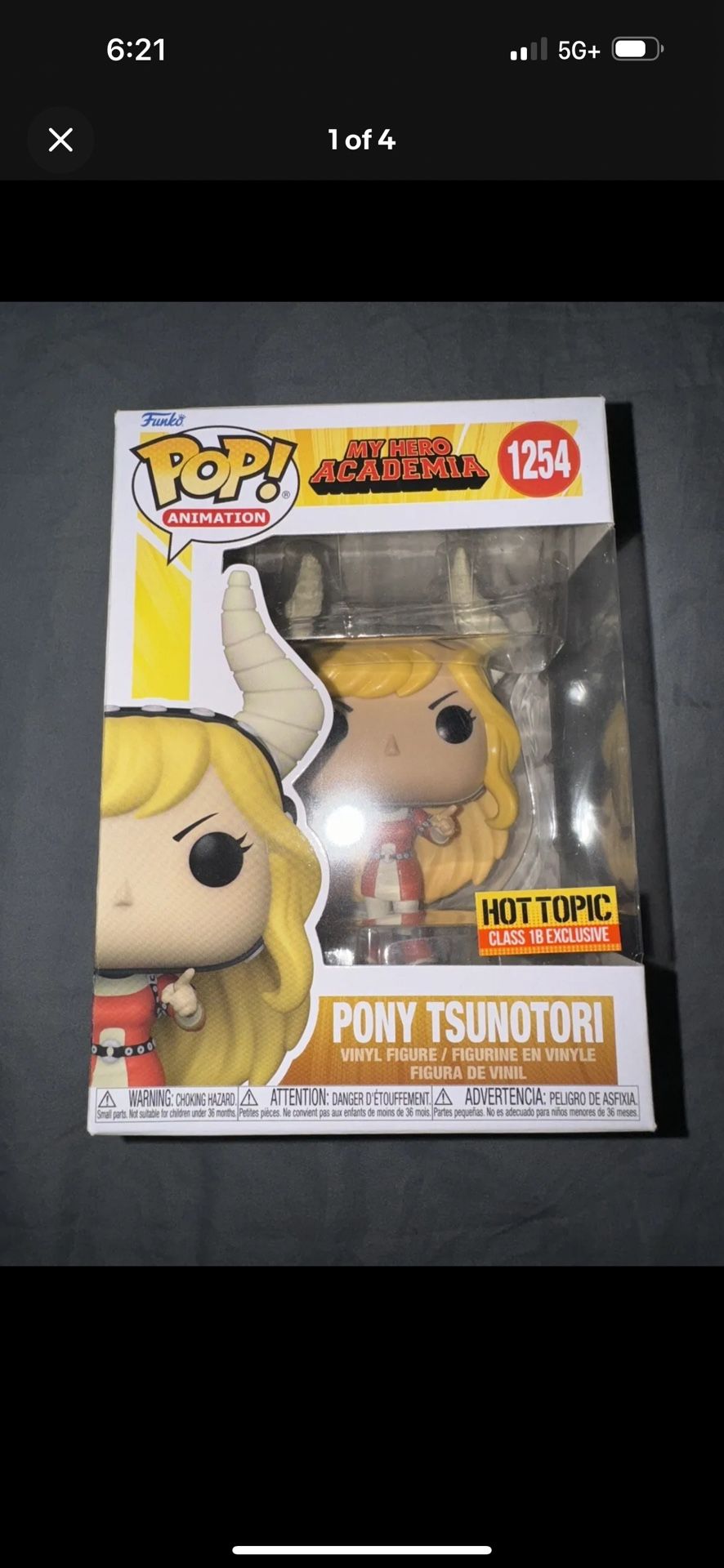 Funko Pop! Vinyl: My Hero Academia - Pony Tsunotori - Hot Topic (HT) #1254