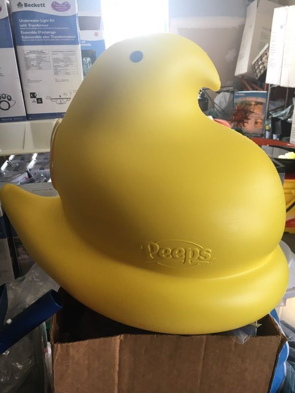 Easter Peeps chick lighted blow mold- new with tags