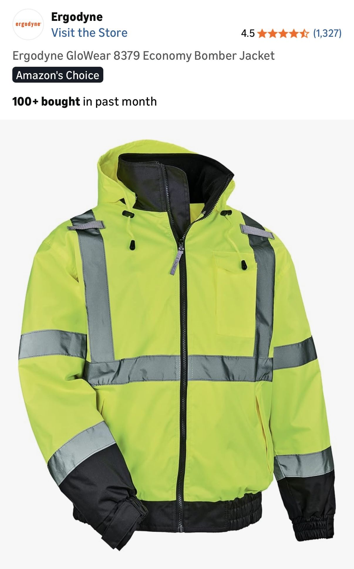 High Visibility Rain Jacket