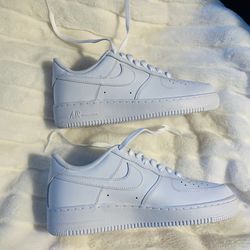Nike Air Force1, All white, 7.5 Men’s, 9 Women’s. Brand New, Never Worn. 100$