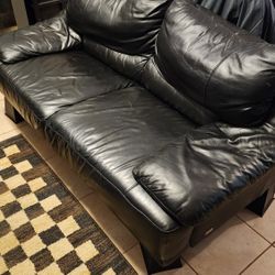 Used Leather Love Seat