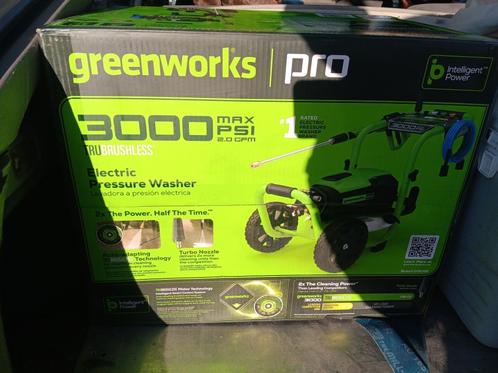 3000 Max PSI Brushless Pressure Washer