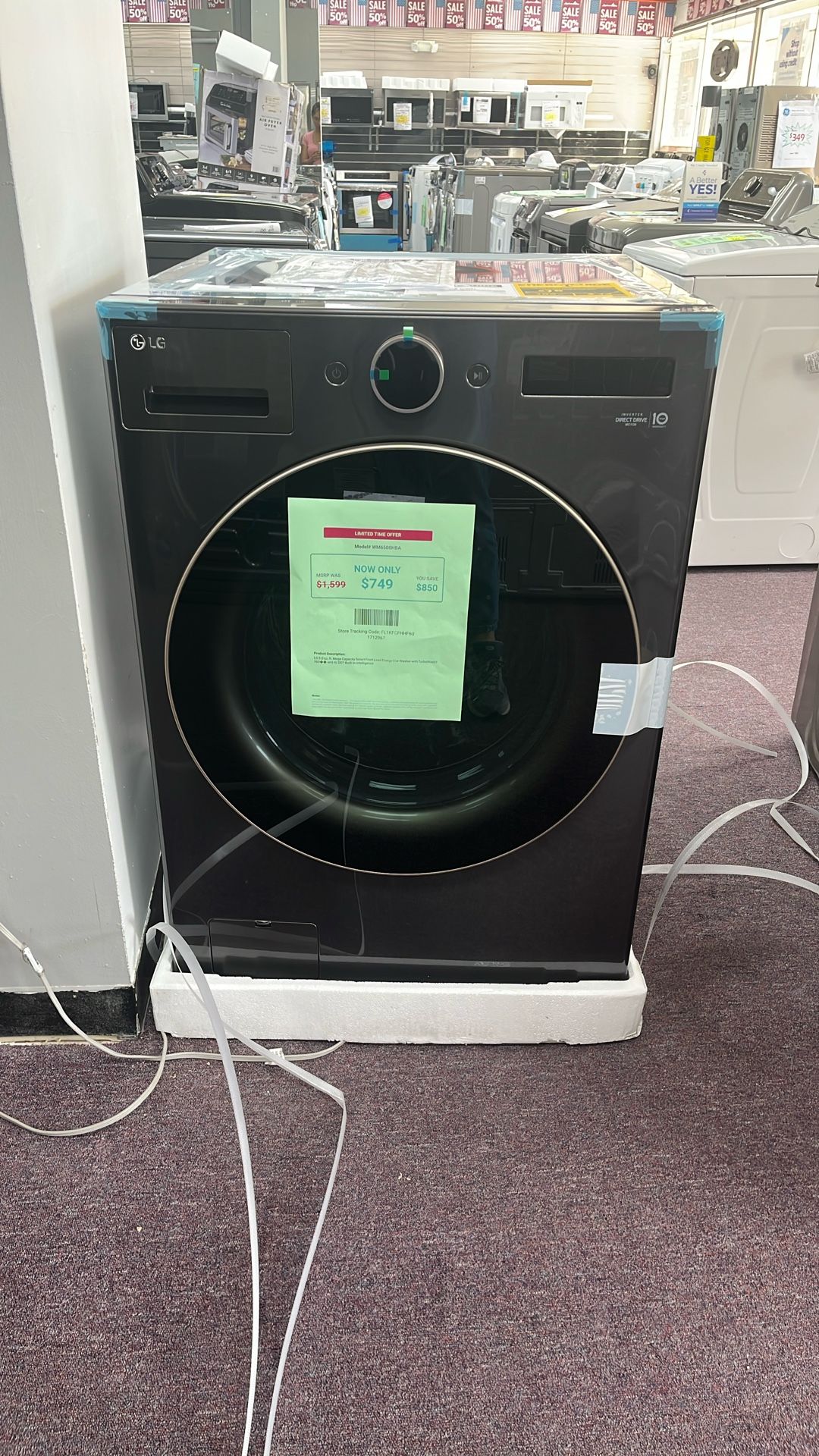Washer Front Load New Open Box Scratch And Dents 