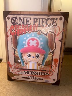 One piece tony tony chopper 1000% labubu BOX ONLY