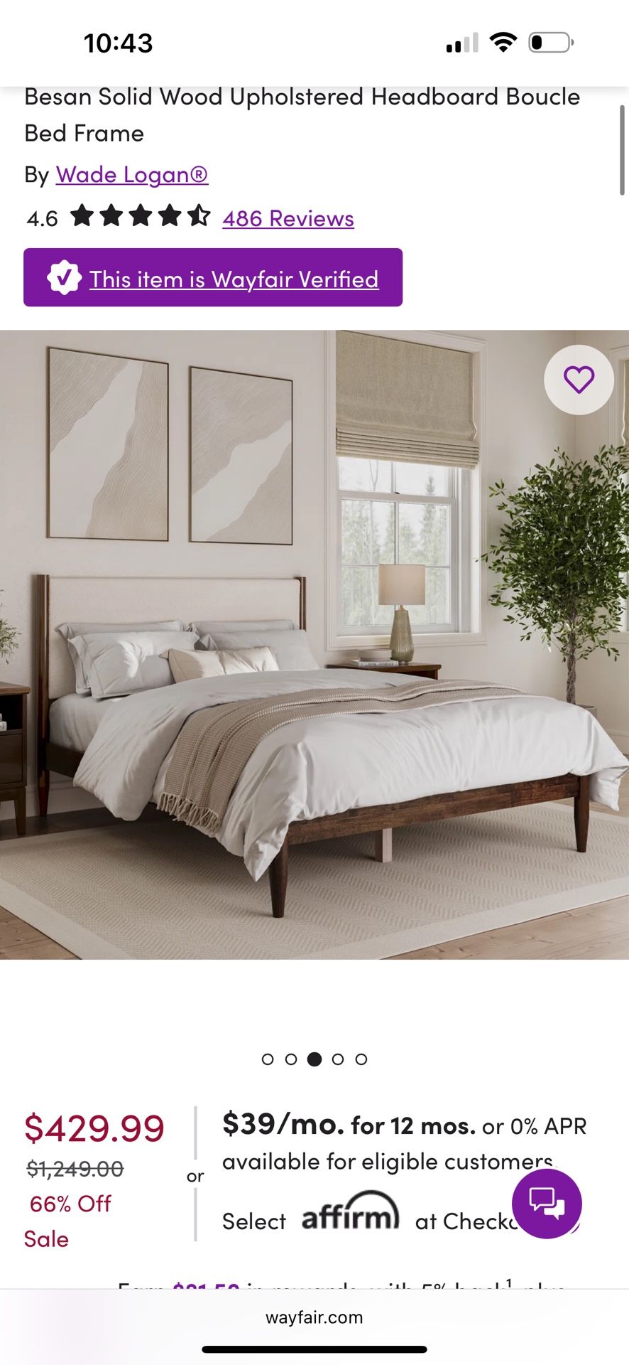 King Bed Frame 