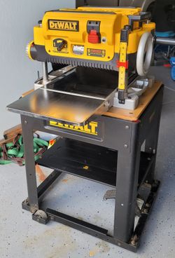 Dewalt planer and Mobile planer stand