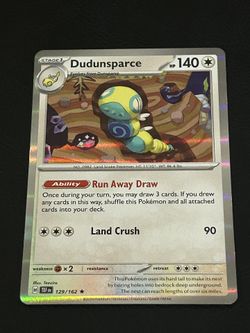 POKEMON DUDUNSPARCE HOLLOW 129/162