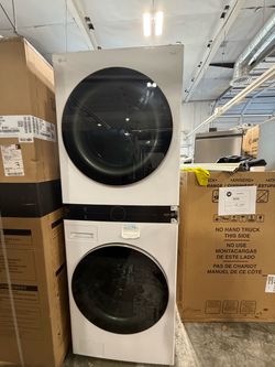 LG ThinQ Stacked Washer Dryer Tower