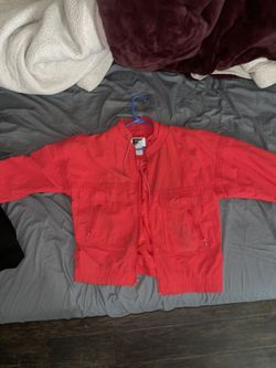 RED KOREAN RACER JACKET