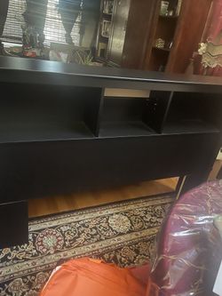 black full captain bed