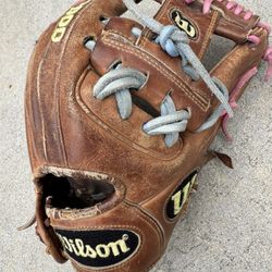 Wilson A2000 Baseball Glove Size 11.5” Solid Glove Have More Equipment Available 