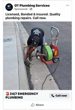 Snake drain, Abs Drains, Copper, Water Lines, New Ball Vale