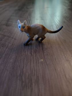 Plastic Cat Figure