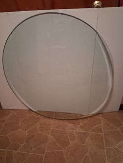 Glass tabletop 36" diameter x 3/8" thick
