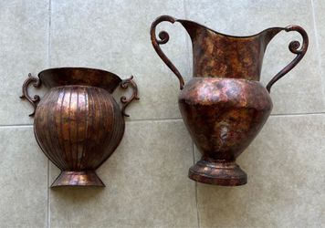 Bronze Color Vases