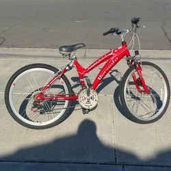 Red Versolo Hybrid Bike