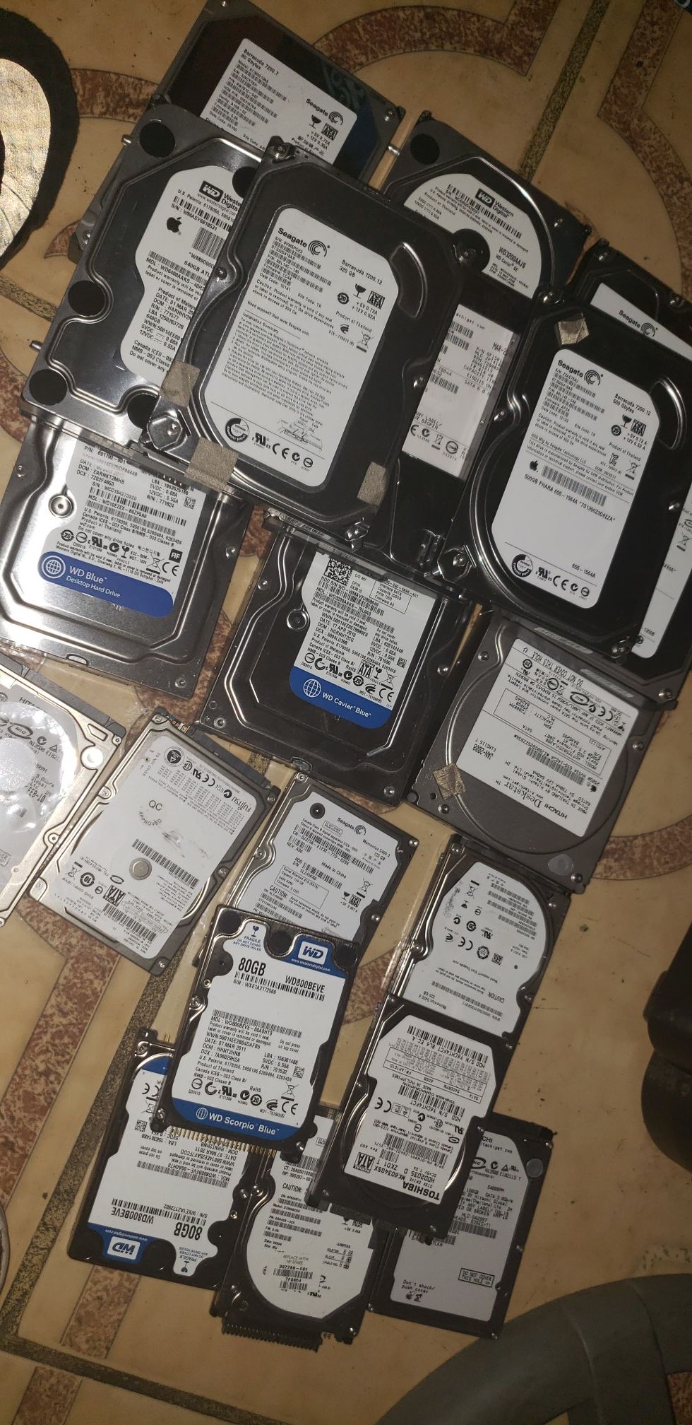 Hard drives and Rams