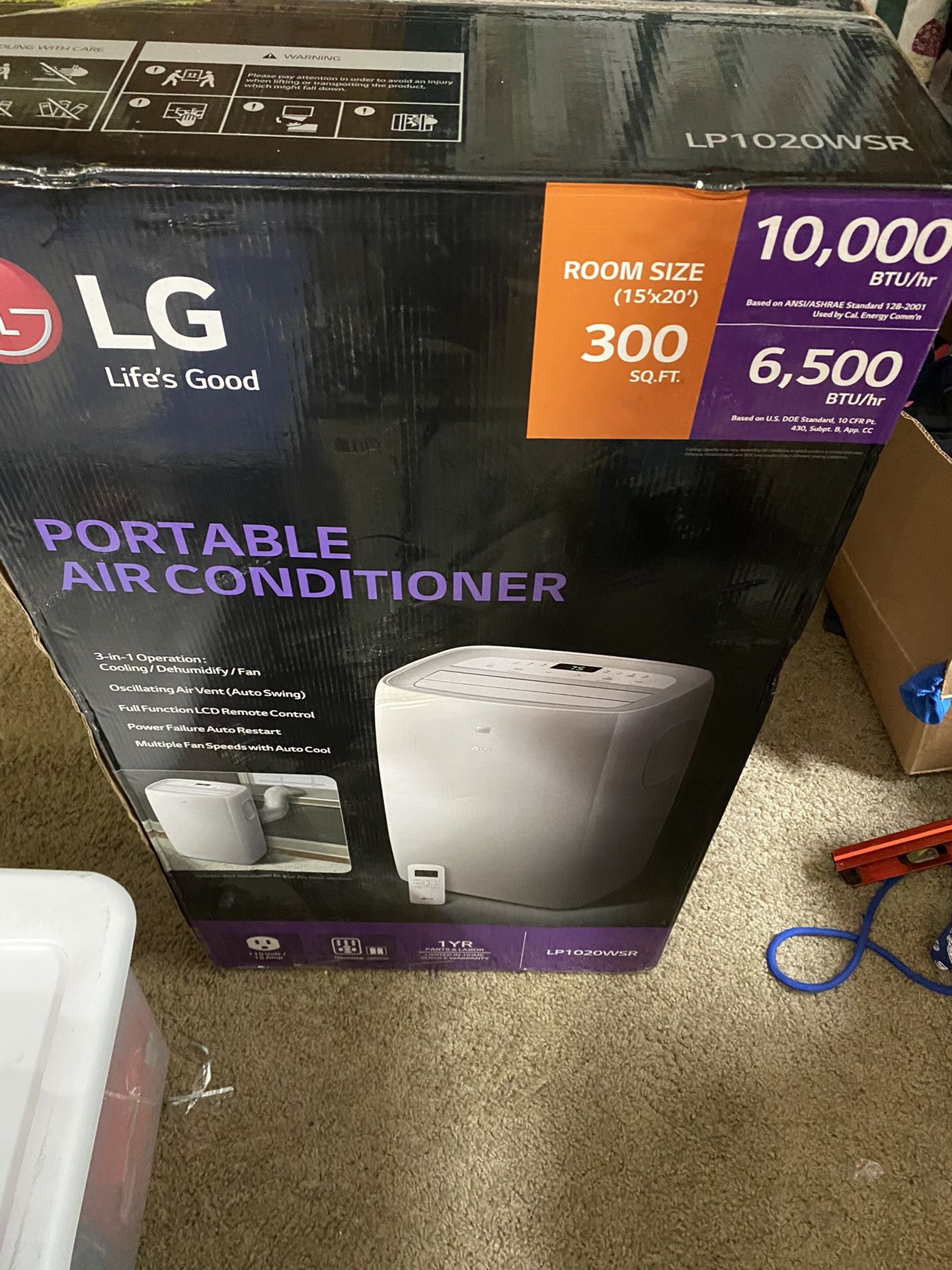 Lg portable air conditioner