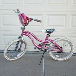 NEXT Slumber Party Pink 20" Girls BMX Bike for Age 6-12 Years