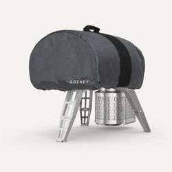 Brand New Gozney Roccbox Gas pizza oven Grey with propane burner 1000°, cover