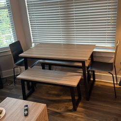 Dining Table And Chairs/Bench