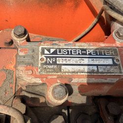 Compactor / Double drum roller – Lister Petter motor – For parts or repair