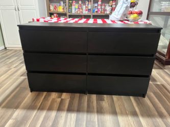 black dresser