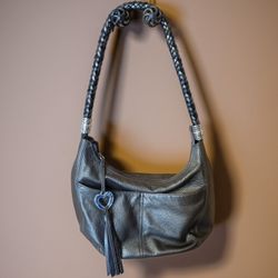 Brighton Hobo Bay Barbados shoulder bag handbag marked F08866 Perfect 
shape.
Please see the photos . I believe the color called pewter -mix b/w brown