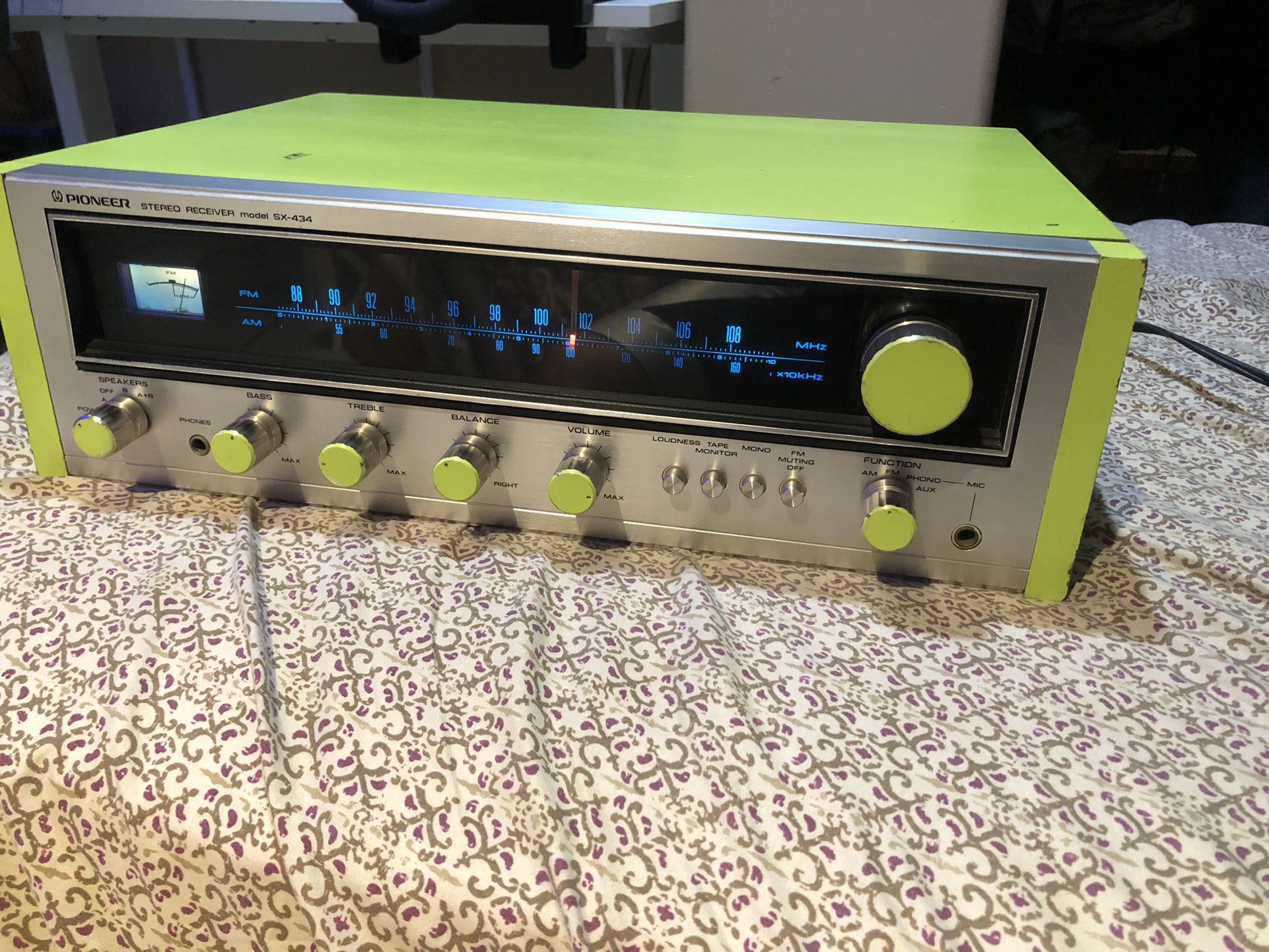 Pioneer Stereo Receiver Ax-434 Works Great 