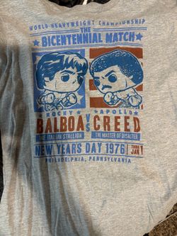 Funko pop Rocky 45 t shirt size large