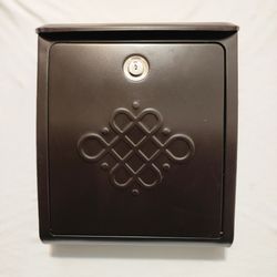 Wall Mount Mailbox  with Lock Keys 13x12x3 in