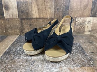 UGG Black Cork Wedge Sandals Women’s (A1D007779)