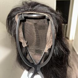 Human Hair Blend Wig 28 Inch 200 Density