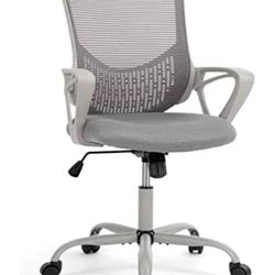0340: Office Chair Mid Back Computer Chair Ergonomic Mesh Computer Desk Chair