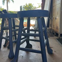 Wooden stools both for $30 