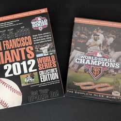 2012 World Series Collectors Edition DVD + 1 Additional DVD - SF Giants