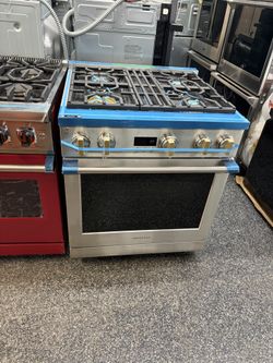 Monogram Stainless Steel 30” Gas Range Stove Statement Series 