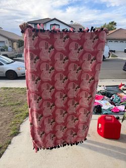 Lucy's Chocolate Factory Fleece Tie Blanket