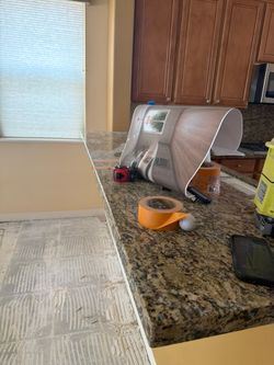 Granite Countertop, Santa Cecilia / Solarius Pattern, Salvage, Sold Per Sqft