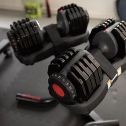 ETHOS 50 lb. Selectable Dumbbell – Pair and STAND