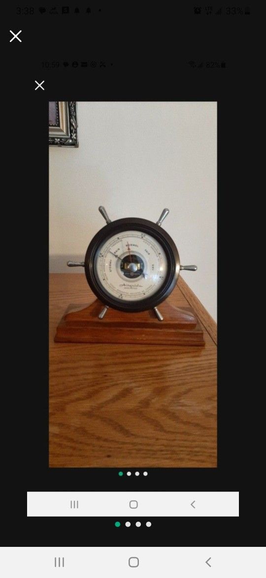 1950's vintage airguide barometer
