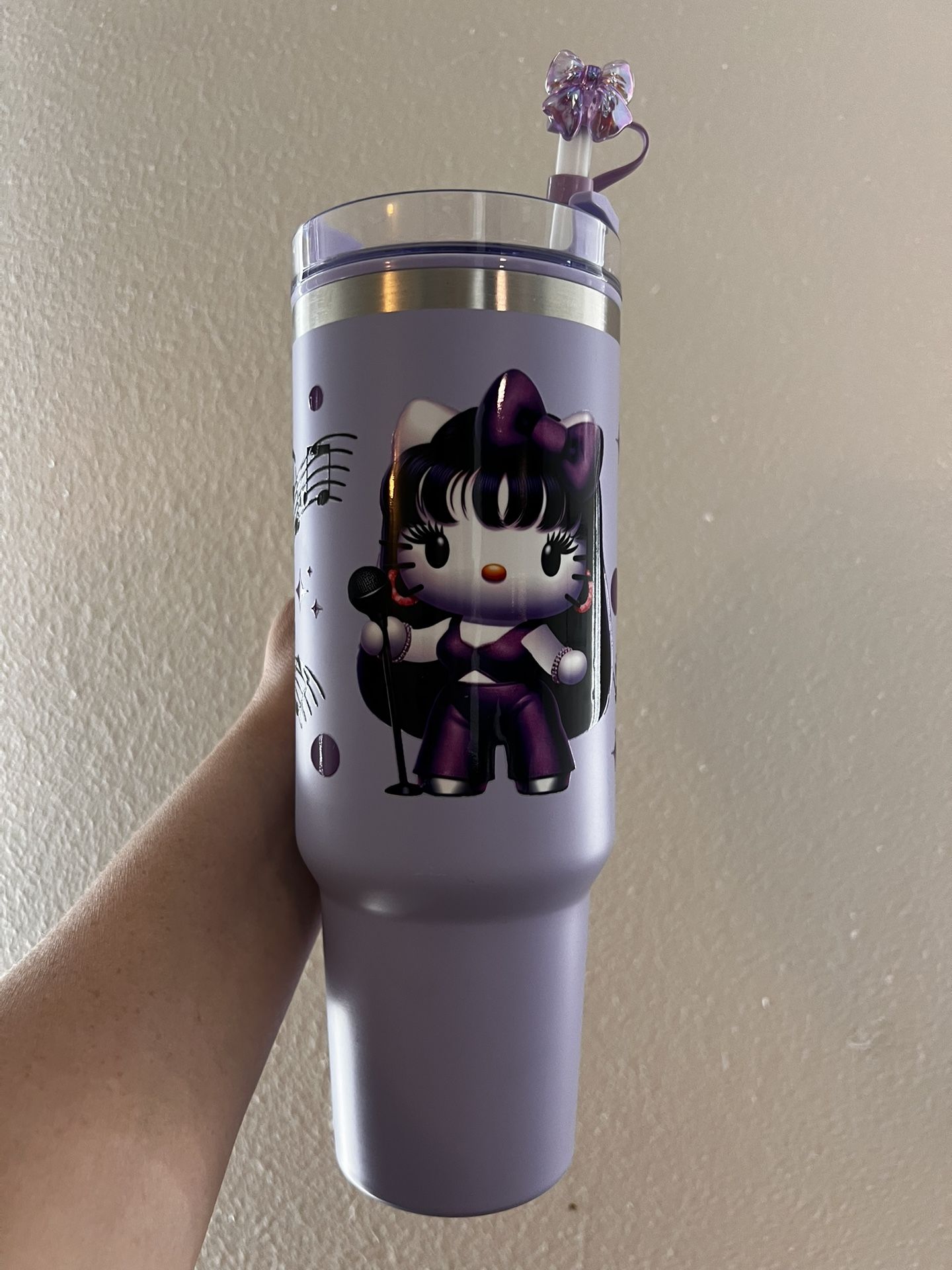 Selena/ Hello Kitty Purple Mugs Size 40 Fl . Oz