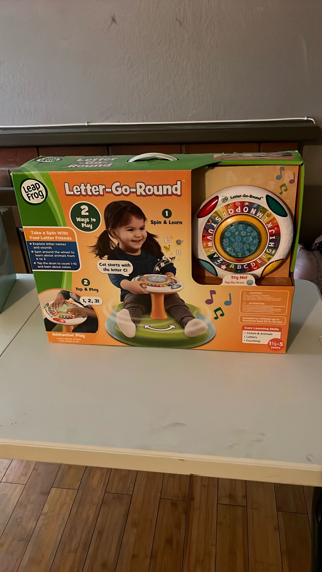 New In The Box ,Leap Frog Letter Go Round $30.00 